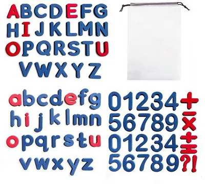 Obrázek produktu pro 79 barevných čísel magnetické abecedy, magnetických písmen a čísel, ABC, vzdělávací hračky pro děti