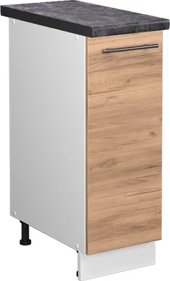 Image de Meuble de cuisine Vicco Fame-Line Chêne de force doré 30cm , PT Anthracite, Model 45592