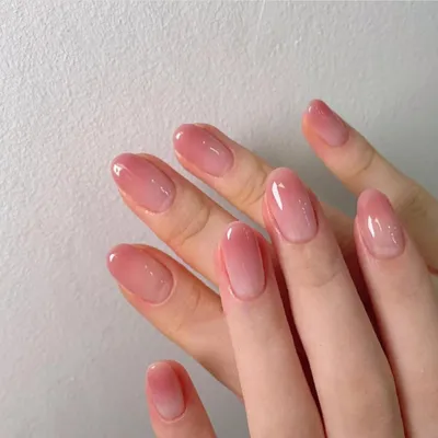 Produktbild von Press on Nails Kurz French Ombré Rosa 24 Stück Mandel