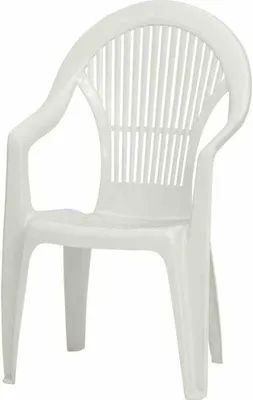Produktbild von PROGARDEN Vega SET 2x Stapelsessel weiß Kunststoff M73533