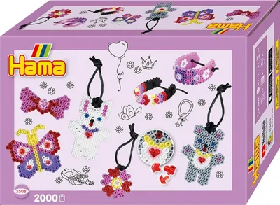 Obrázek produktu pro Hama 3508 Hama nažehlovací korálky midi "Bižuterie", dárkové balení