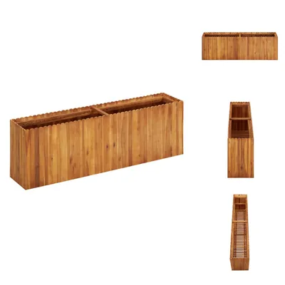 Obrázok produktu pre vidaXL Zvýšený záhradný záhon 150 x 30 x 50 cm z masívneho dreva akácie - Kvetináče a sadenice