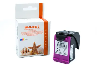 Produktbild von color Tinte/Tintenpatrone 4.1-C2P07AE [ mit Chip ]  kompatibel mit HP C2P07AE [ 62XL ]  Seiten: 415