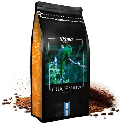 Produktbild von Gemahlener Kaffee 500 g GUATEMALA 100 % Arabica frisch geröstet SkimaCoffee + Tassenuntersetzer
