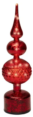 Produktbild von Drehteller d10h35.5, rot, Marke Decoris, KI-generiertes Bild