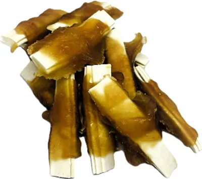 Image de Bande de cabillaud enrobée de viande de poulet mini 100g