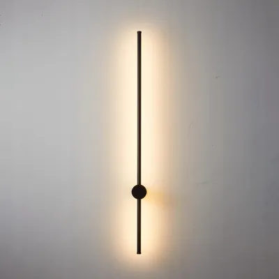 Produktbild von MasterLED LED-Wandleuchte - 17W - 4000K tralweiß - 120cm - Schwarz - helle Spiegel- und Badbeleuchtung - modernes Design