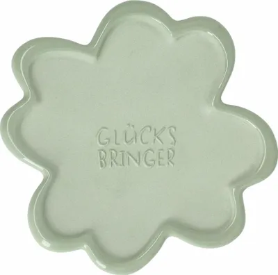 Produktbild von Teller in Kleeblattform "Glücksbringer"