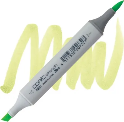 Zdjęcie produktu dla COPIC Sketch dwustronny pędzel i dłuto, YG01 zielony bice