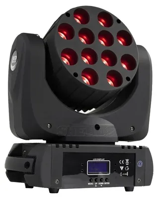 Obrázek produktu pro Pohyblivé světlo, RGBW efekty, DMX ovládání, LED paprsek 12x12W RGBW