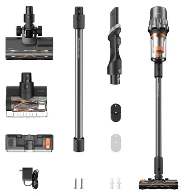 Produktbild von Stiel‑Akkusauger - T30W XT - Zyklon beutellos 0,6–1 l - Li‑Ion 1 h Laufzeit - LCD - Turbobürste - Flachdüse - 3–4 Modi