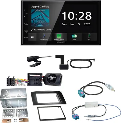 Produktbild von Kenwood DMX5020DABS USB Bluetooth MP3 DAB+ Einbauset für Mercedes ML W164
