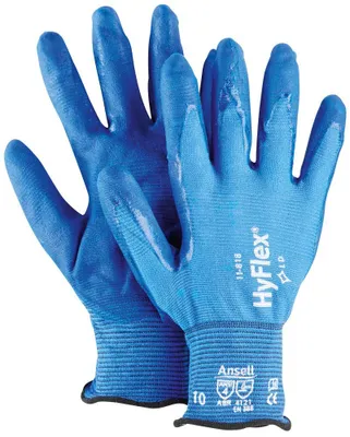 Produktbild von Ansell Mechanischer Schutzhandschuh HyFlex 11-818 dunkelblau/dunkelblau 8