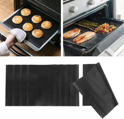 Produktbild von Famanu Grillmatte Set 5 Stück - Antihaft, wiederverwendbar für Holzkohlegrill, Elektrogrill und Ofen