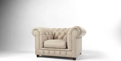 Zdjęcie produktu dla Elegancki fotel tapicerowany chesterfield fotel telewizyjny fotel klubowy tekstylna skóra