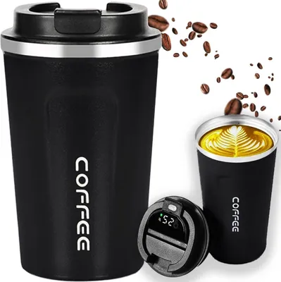 Produktbild von Thermal Mug Termos 510Ml Lcd Display Smart Schwarz