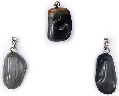 Produktbild von Katzenauge Edelstein Anhänger Öse eingesteckt -- ±1-2.5cm online bestellen