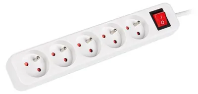 Productafbeelding van Lanberg PS1-05E-0150-W LANBERG Steckdosenleisten 1.5M 5X 230V EN MIT SCHALTER MASSI
