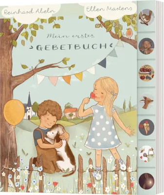 Produktbild von Kinderbuch für die Kleinsten mit Griffregister: Gebete für Morgen, Essen und Gute Nacht