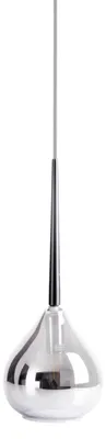 Produktbild von Pendelleuchten - Pendelleuchte "VASO" d: 16cm, Hängelampe im Retro Style, aus Metall, Glas und Kunststoff in anthrazit, 136 cm hoch, Ø 16 cm, E14-Fassung