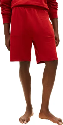Productafbeelding van Tommy Hilfiger heren lounge shorts, joggingbroek met zijzakken, rood (Dark Magma), maat X
