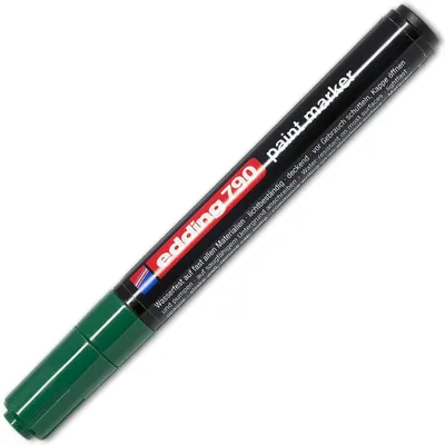 Produktbild von Edding – Paintmarker 790 auf Alkoholbasis, 2–3 mm, grün | 10 Stück
