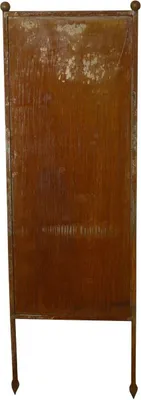 Produktbild von Stele Metall Edelrost Sichtschutz "Uni" Windschutz Dekowand Garten B54cm H163cm