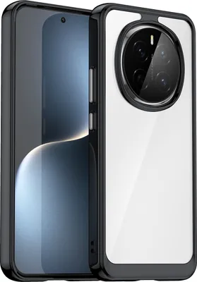 Immagine prodotto di Per Honor Magic 7 Colorful Series Custodia protettiva ibrida in TPU acrilico Nero