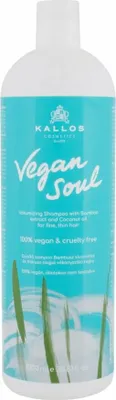 Zdjęcie produktu dla Kallos Vegan Soul Volumizing Shampoo wzmacniający szampon dodający włosom objętości 1000 ml