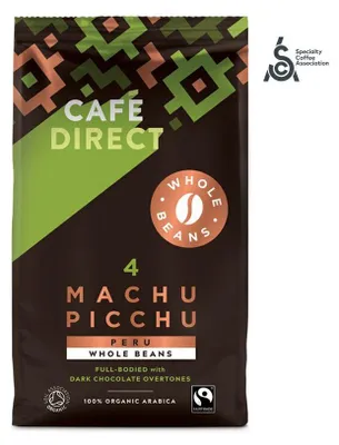 Obrázek produktu pro CafédirectMachu Picchu SCA 82 zrnková káva 750g