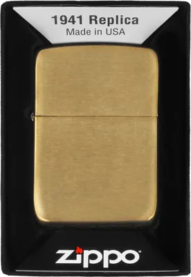 Produktbild von ZIPPO REPLICA BRUSH BRASS 60001170 Feuerzeug