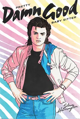 Image de Stranger Things - Damn Good - Poster Affiche Impression - Taille 61x91,5 cm