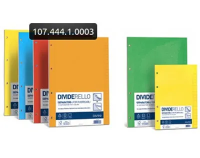 Image de Favini A56Y105 Intercalaire carton Multicolore 10 pcs(s)