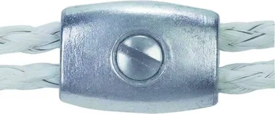 Produktbild von Seilverbinder Ø 3 - 6,5 mm mit Schraube, verzinkt, Stück