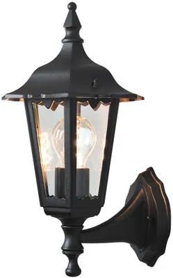 Produktbild von Konstsmide Firenze Up schwarz lackiertes Aluminium, klares Glas 7232-750