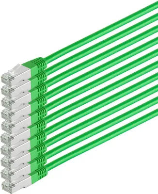 Produktbild von Patchkabel cat 6 S/FTP PIMF HF VE10 grün 0,5m