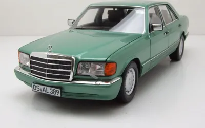 Produktbild von Norev 183469 Mercedes 560 SEL S-Klasse W126 1991 hellgrün metallic 1:18