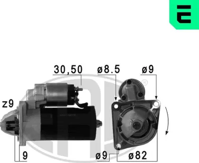 Produktbild von ERA 220720A Starter Anlasser 2,2kW für FIAT GRANDE PUNTO (199) 12V
