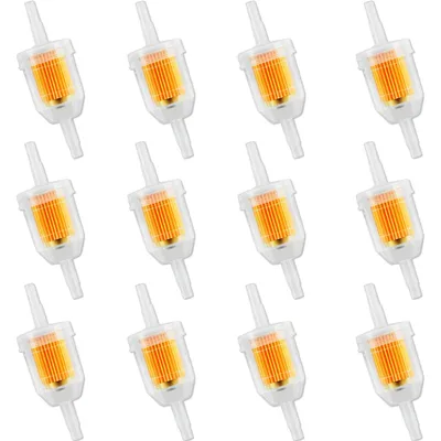 Produktbild von 12er-Pack Kraftstofffilter, Dieselfilter, 6 mm/8 mm Benzinfilter, wiederverwendbar für Autos, Motorräder, Roller