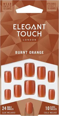 Produktbild von Famanu Kunstnägel Glänzendes Orange - 24 Stück