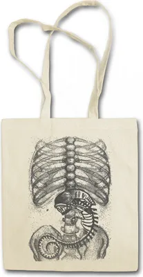 Produktbild von Urban Backwoods Xenomorph Alien II, Stofftasche, Farbe: Beige