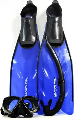 Immagine prodotto di Set boccaglio Tecnomar Smart blu taglia 45-46