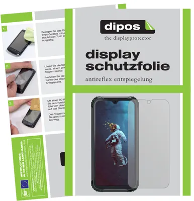 Produktbild von 2x Schutzfolie für Blackview BV5900 matt Displayschutzfolie Folie Display Schutz dipos