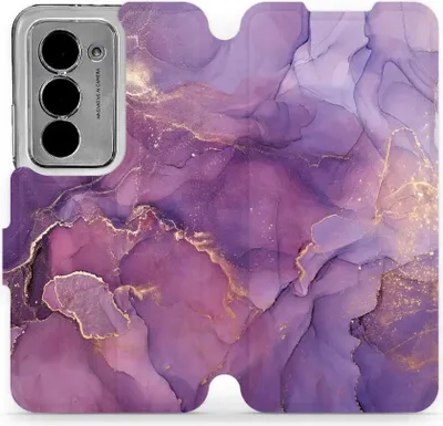 Produktbild von Handyhülle mit klappe für Xiaomi Redmi 15 5G, Mobiwear Book, Violett