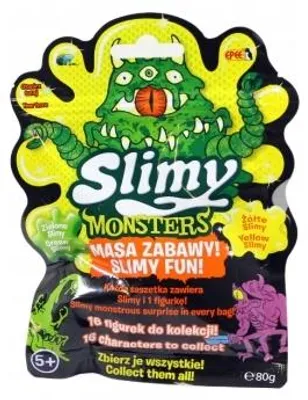 Produktbild von Epee Slimy Monsters Schleim-Tütchen mit 16 Sammelfiguren