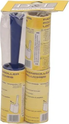 Image de Rouleau-brosse à vêtements D&L - enlève les peluches avec 2 rouleaux de rechange
