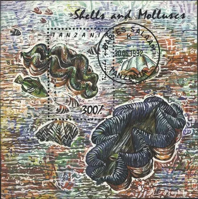 Produktbild von Briefmarken Tansania 1992 Mi Block179 (kompl.Ausg.) postfrisch Meeresschnecken + Muscheln