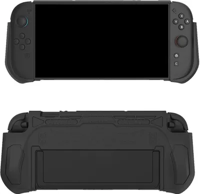Immagine prodotto di Per Nintendo Switch 2 Cover protettiva in TPU antiurto con design grip nero
