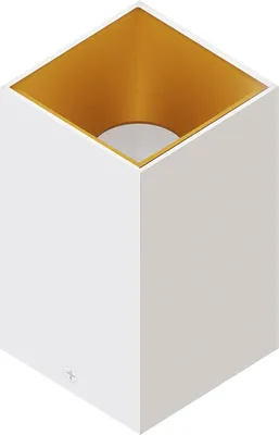 Produktbild von Ledvion LED Aufbauspot Weiss Quadratisch GU10 ohne Leuchtmittel dimmbar