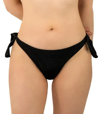 Productafbeelding van MYLILY Tanga bikini broek, zwart | Dames bikini tanga | Bikini broek